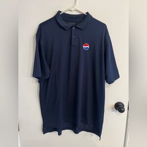 Men’s size large navy blue adidas 2010 Pepsi polo